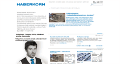 Desktop Screenshot of haberkorn.cz