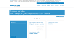 Desktop Screenshot of haberkorn.si