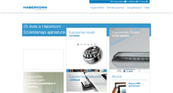 Desktop Screenshot of haberkorn.hu